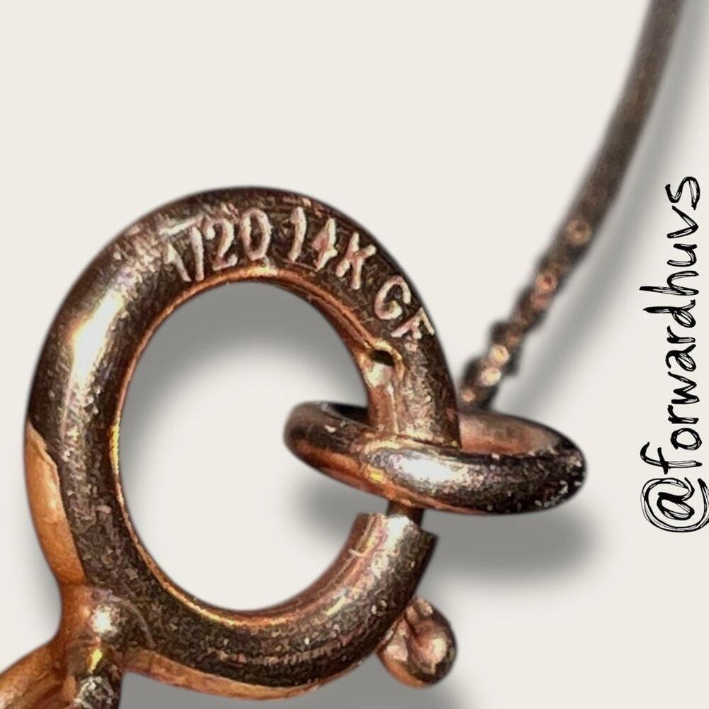 Star of David Necklace – 16” – 1/20 14K Rose Gold-Filled - Picture 6 of 8